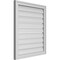Ekena Millwork Vertical Surface Mount PVC Gable Vent: Functional, w/ 2"W x 1-1/2"P Brickmould Frame, 26"W x 30"H GVPVE26X3002SF - alternate 3